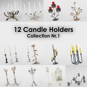 12 Candle Holders Nr1