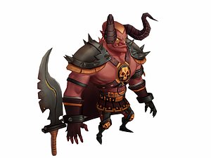 Low Poly Demon Lord
