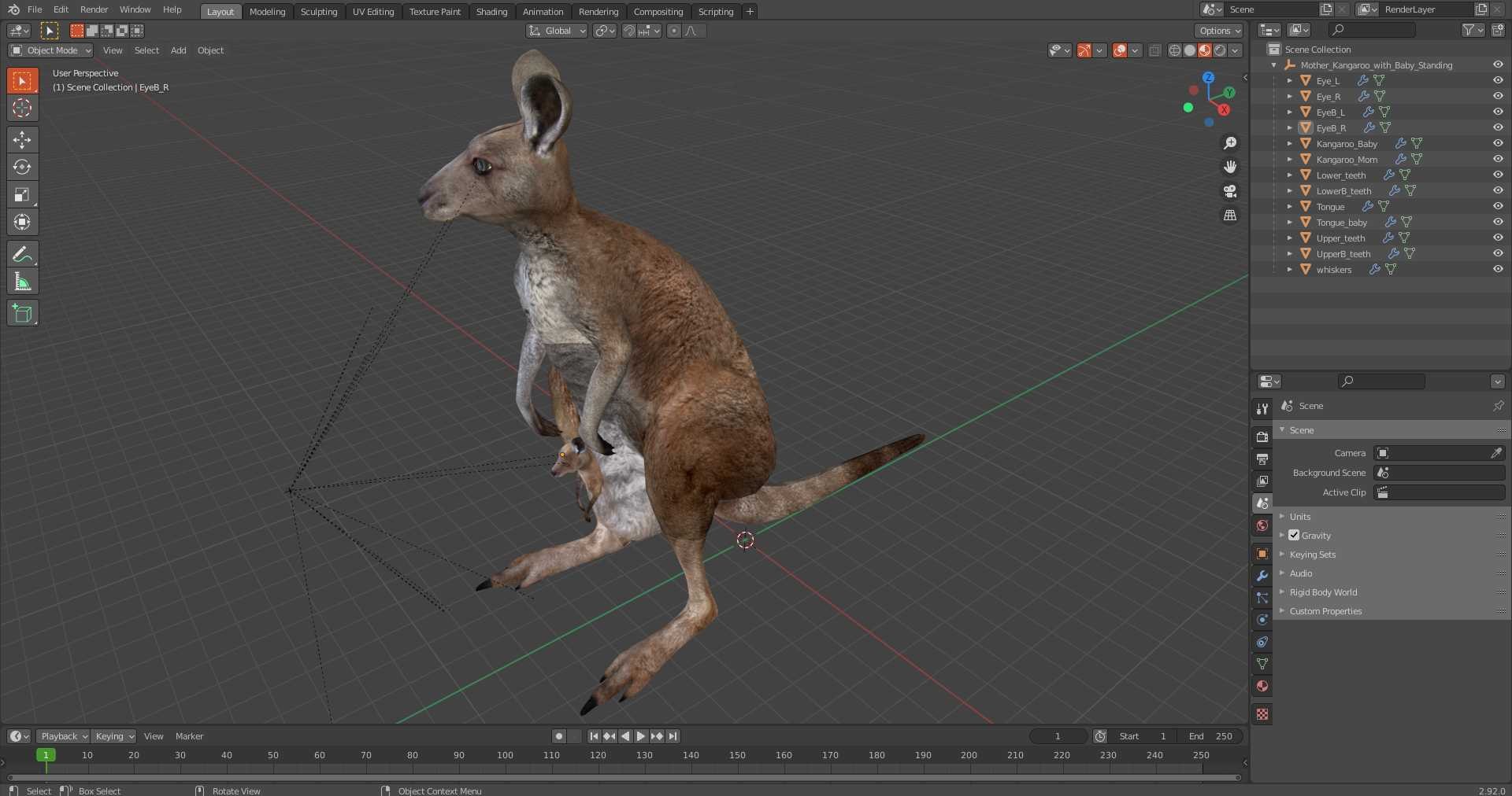 Mother Kangaroo with Baby Standing model https://p.turbosquid.com/ts-thumb/eK/7FskND/mL/motherkangaroowithbabystandingmb3dmodel030/jpg/1720057393/1920x1080/fit_q87/e11e3eb14e960e36a86aa49fda1c1d6de90645cd/motherkangaroowithbabystandingmb3dmodel030.jpg