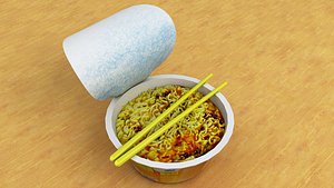 Instant Noodle 3D model