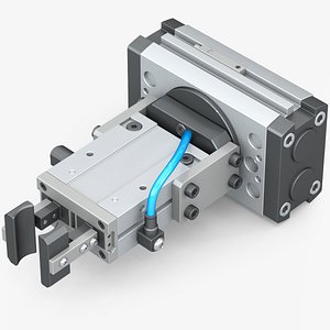 Pneumatic rotary gripper