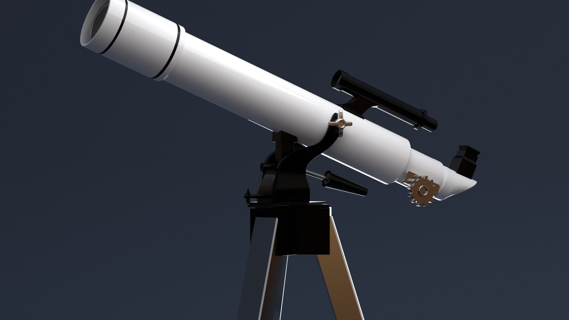 3d Telescope Obj Turbosquid 2135881