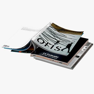 magazine open 3d model