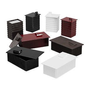 Building by Pulpo ceramic containers set model