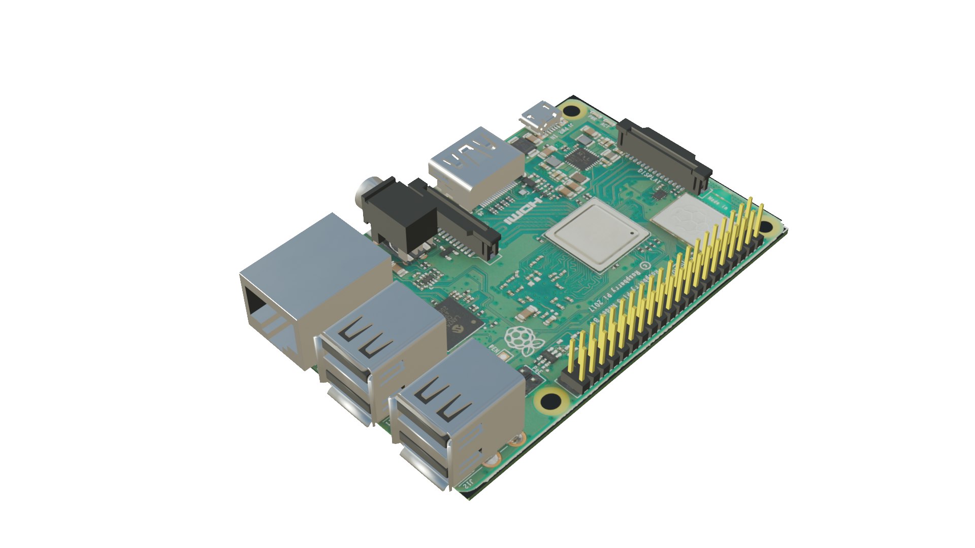 3D Raspberry Pi Model - TurboSquid 1893521
