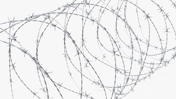 3D Razor Wire Obstacle - TurboSquid 1714169