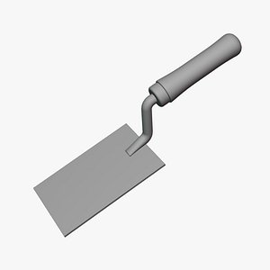 3D Hand Scraper - Geometry Only No Textures No Materials