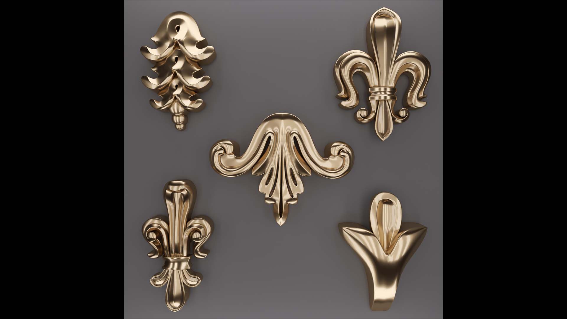 3D Trim Ornament 20 - TurboSquid 1888046