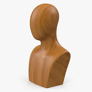Male Wooden Head Mannequin