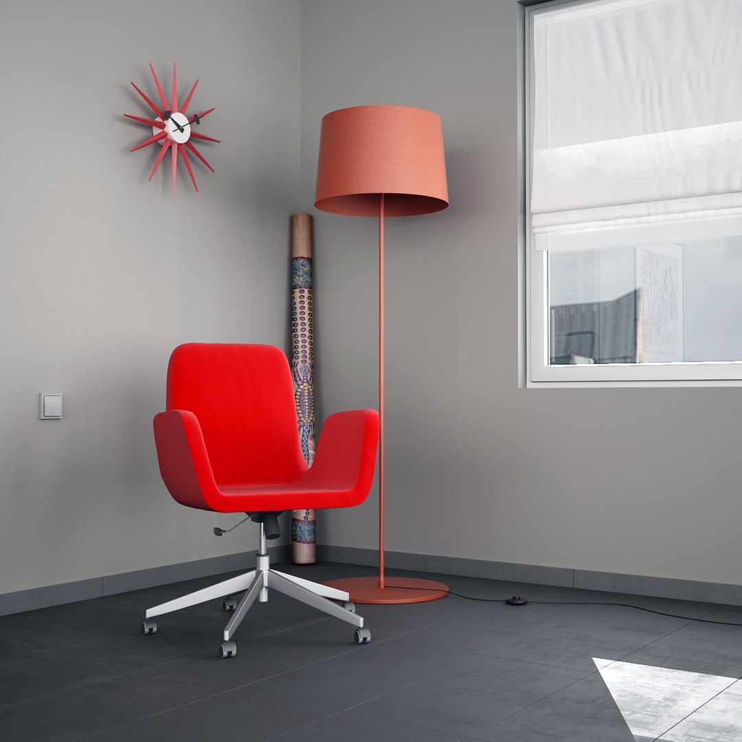 Ikea Architectural Visualization 3d Model