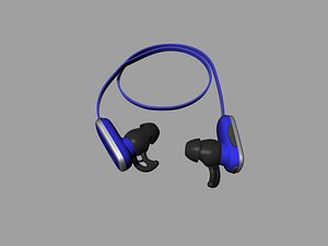 3D bluetooth headset model