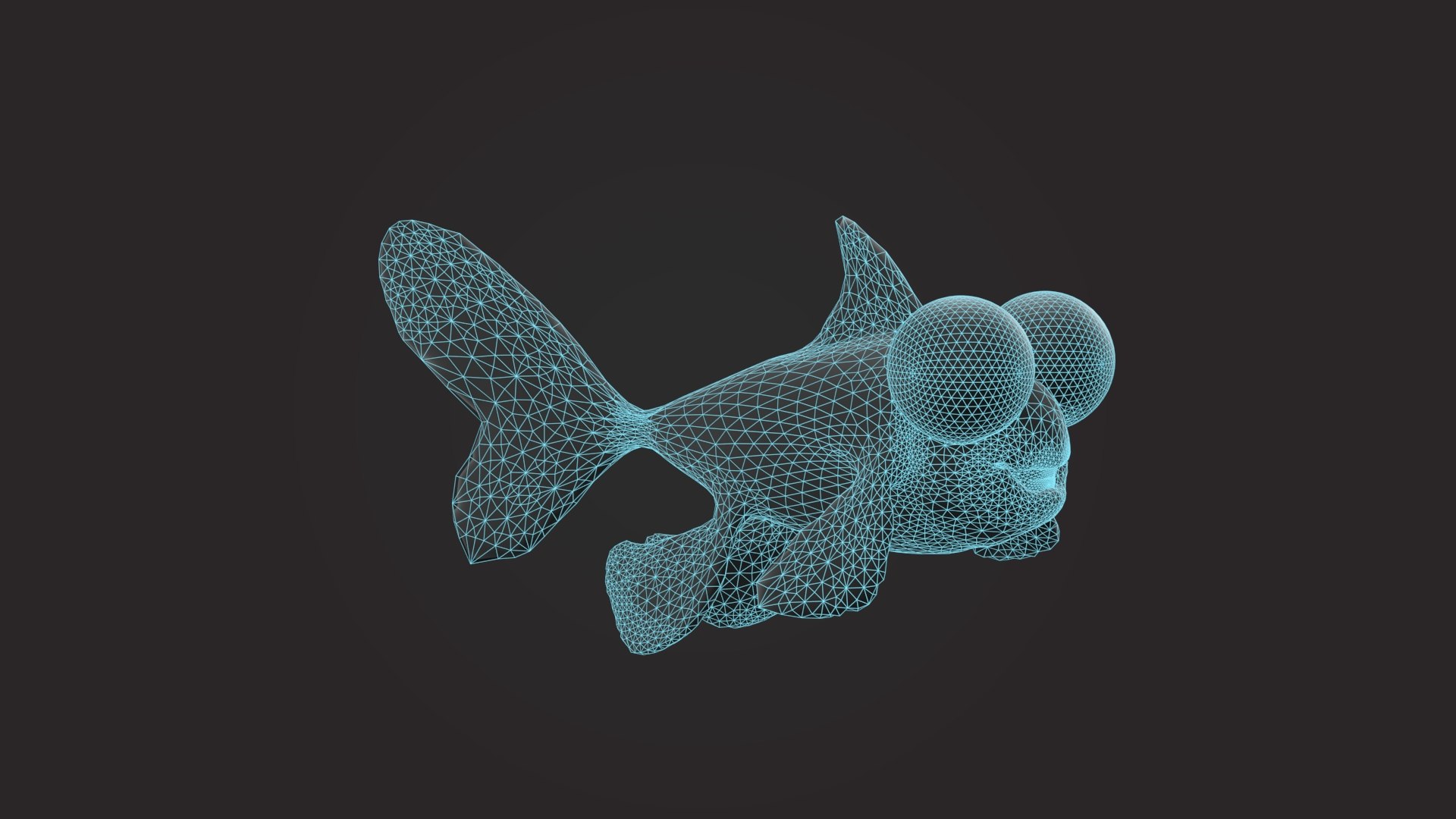 3D Fish Goldfish Cute - TurboSquid 1675970