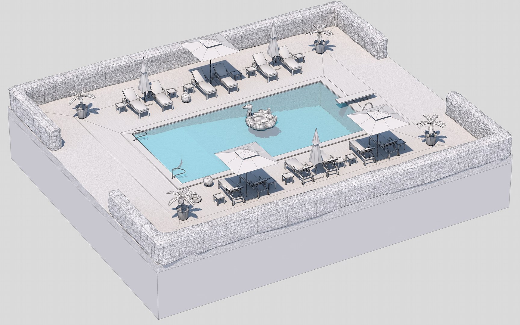 Swimming Pool 3D - TurboSquid 2141058