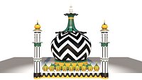 Ala Hazrat Imam Ahmad Raza Shrine 3D
