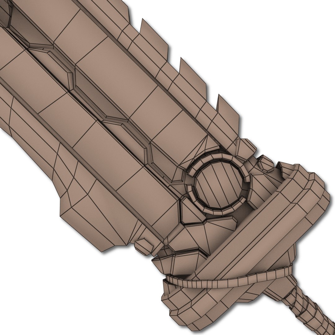 Free Obj Mode Heavy Metal Sword