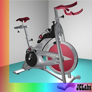 gym bicycle 3d max