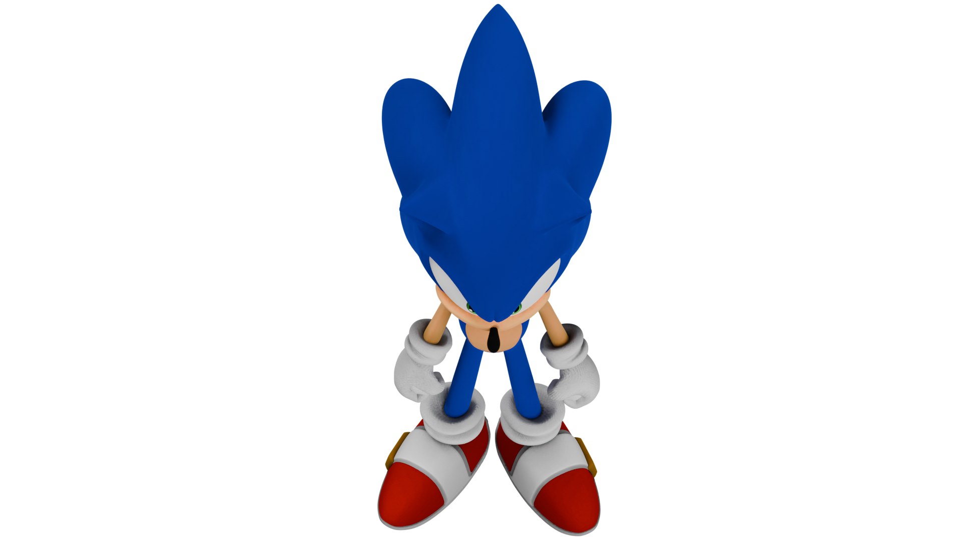 3D Sonic Rigged Model - TurboSquid 2207923