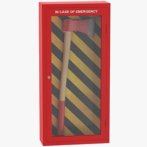 3D Emergency Fire Axe model