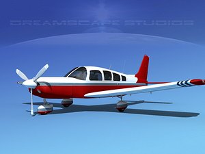 3d model propeller piper cherokee 260