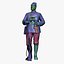 Lot de 4 sculptures de collection de statues