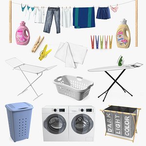 3D Laundry Collection 9 model