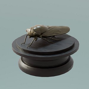 House Decoration Cicada Statue 3D model