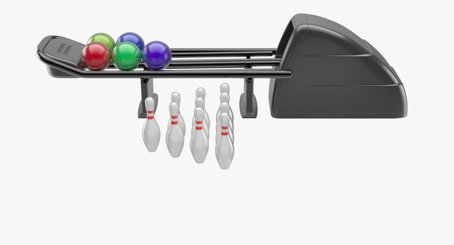 3d Model Bowling Set