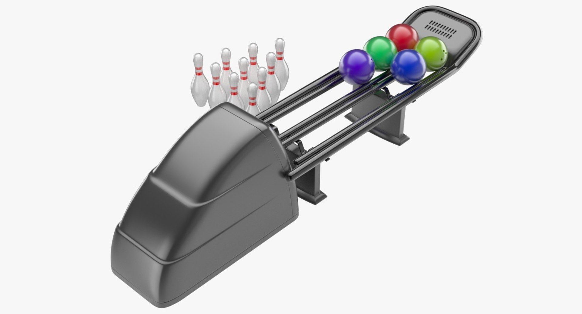 3d Model Bowling Set