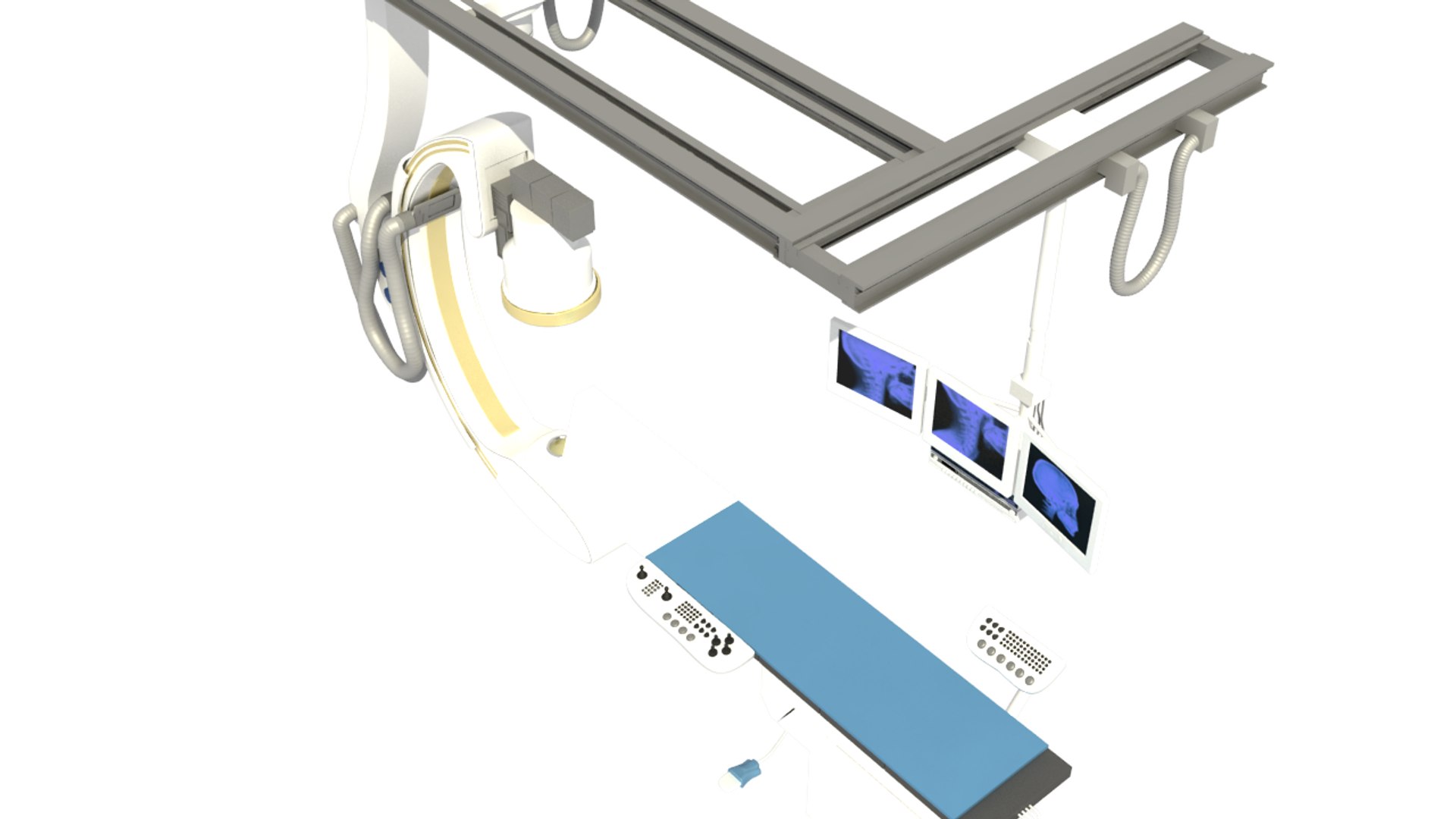 3d xray scanner model