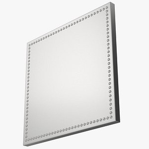3D Riveted Metal Plate
