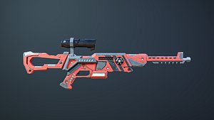 Scifi Rifle Game Ready