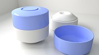 Cream Container