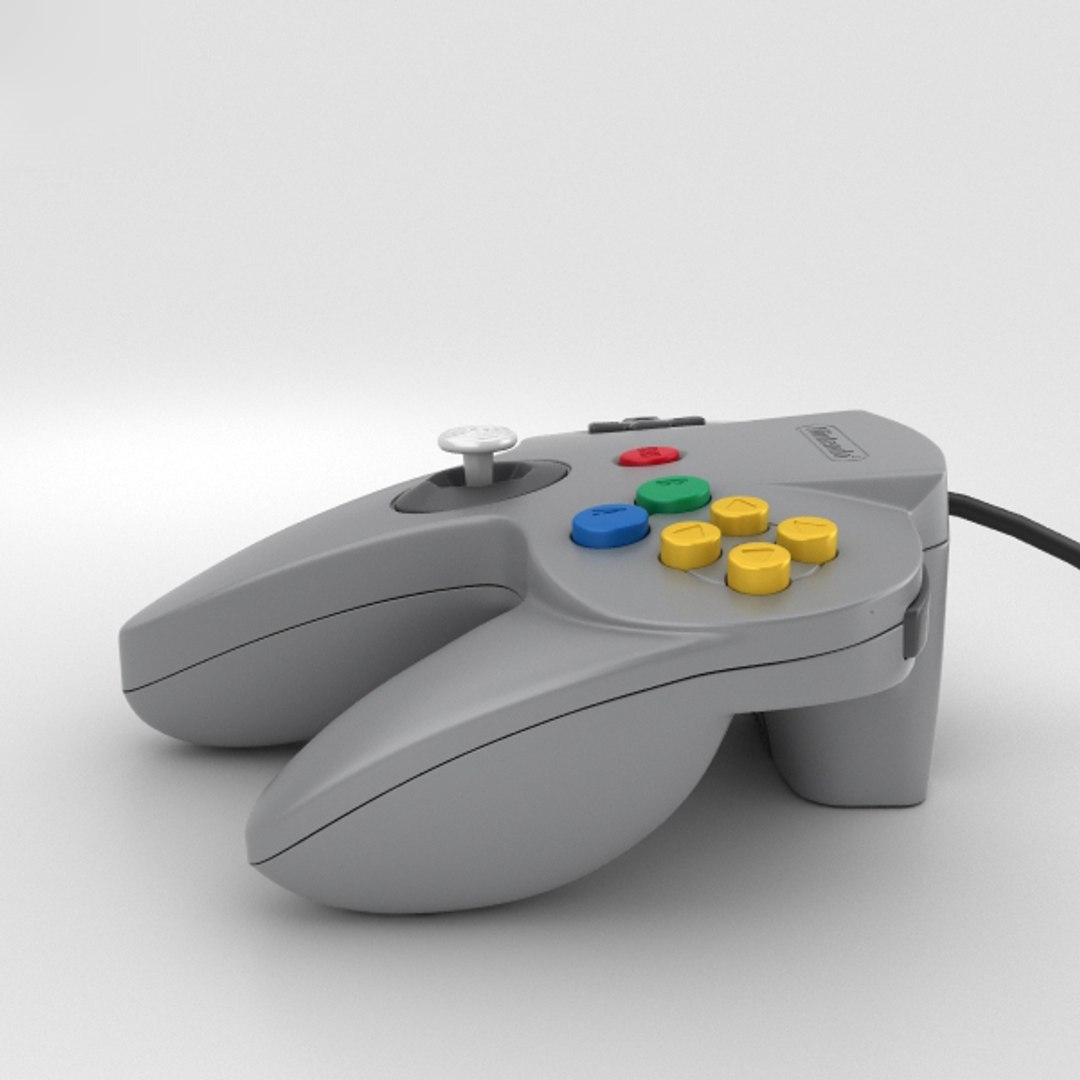 Nintendo 64 Controller Model - TurboSquid 1303323