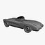 chevrolet corvette 1956 3d max