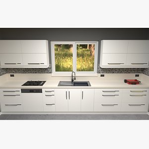 3D Kitchen Model F model