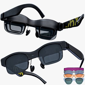 XReal XBX a01 Display XR Glasses Rigged PBR 3D