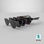 XReal XBX a01 Display XR Glasses Rigged PBR
