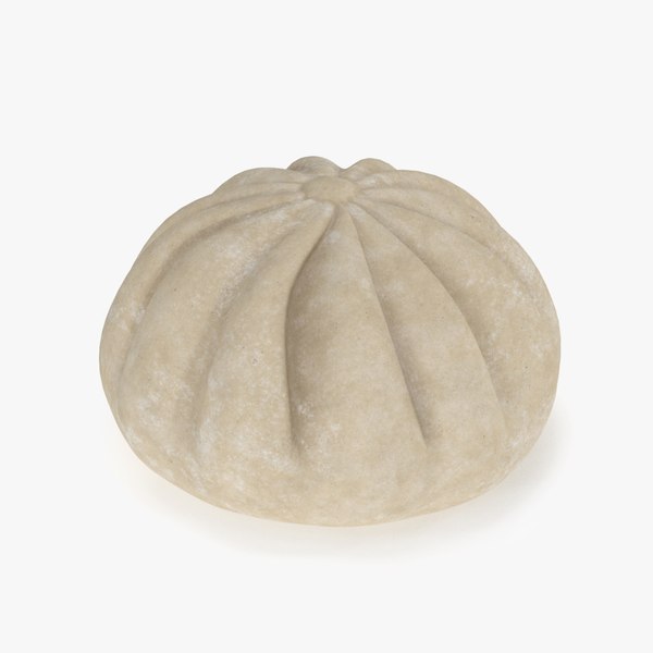 Asian Dumpling Raw for 3D Print 3D model