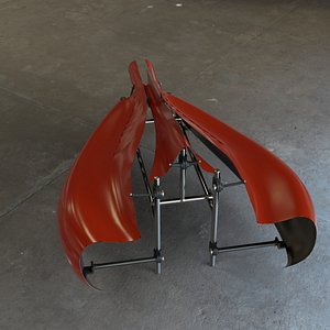 OW Racing Car Body Stand 1 3D model