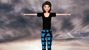 woman pants 3D model
