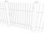 Elegant Historical Fence Low Poly Game Model