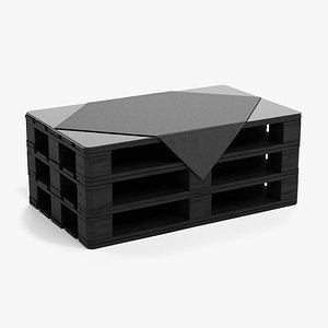pallet table black model