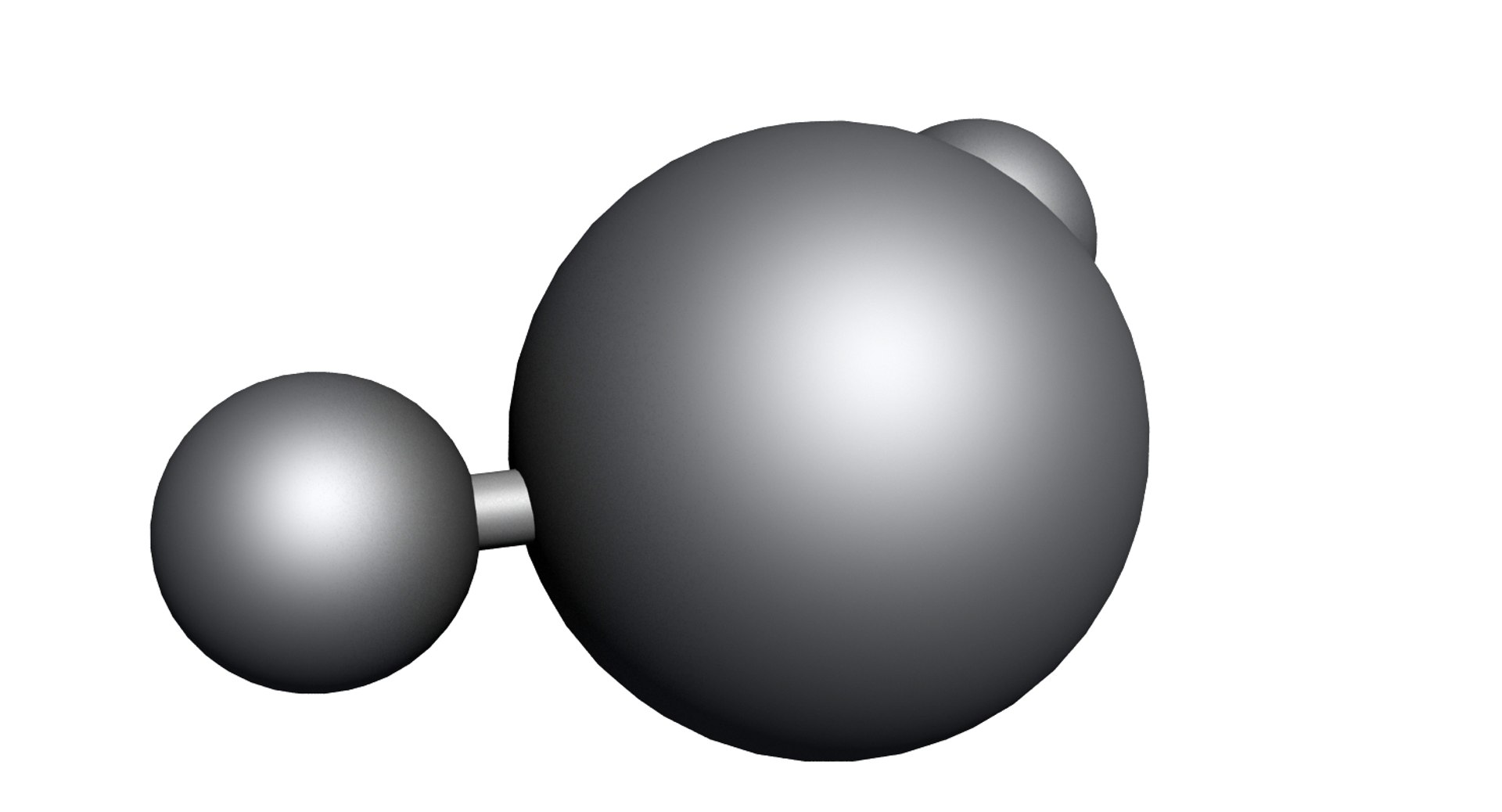 3d Model Water Molecule