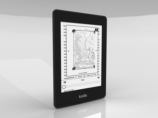 modelo 3d Amazon Kindle 5 Paperwhite Black TurboSquid 963650