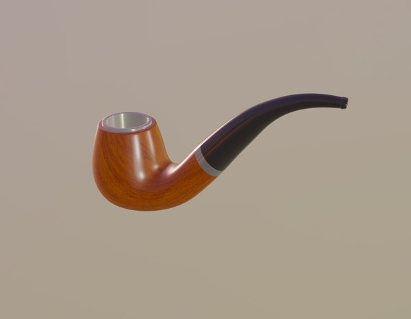 wooden pipe model