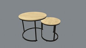 Coffee Table Set 3D