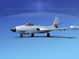 McDonnell F2H-2 Banshee Bare Metal