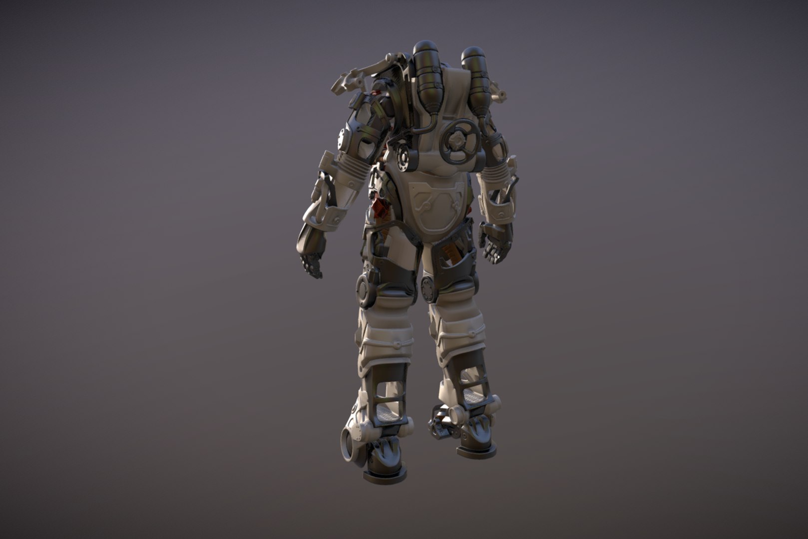 3D Fallout Power Armor Frame TurboSquid 2158771