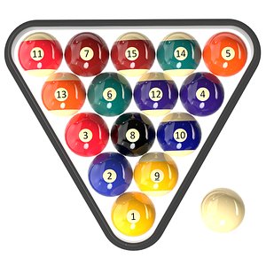 3D model Billiards ball