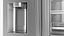 4-Door French Door Fridge Silver 3D model